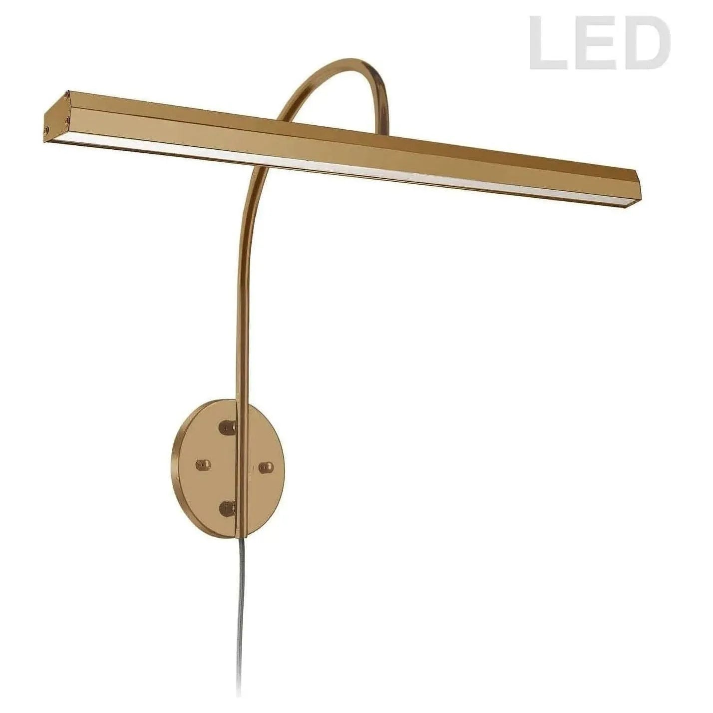 Dainolite - Display/Exhibit LED Picture Light - PIC120-16LED-AGB | Montreal Lighting & Hardware