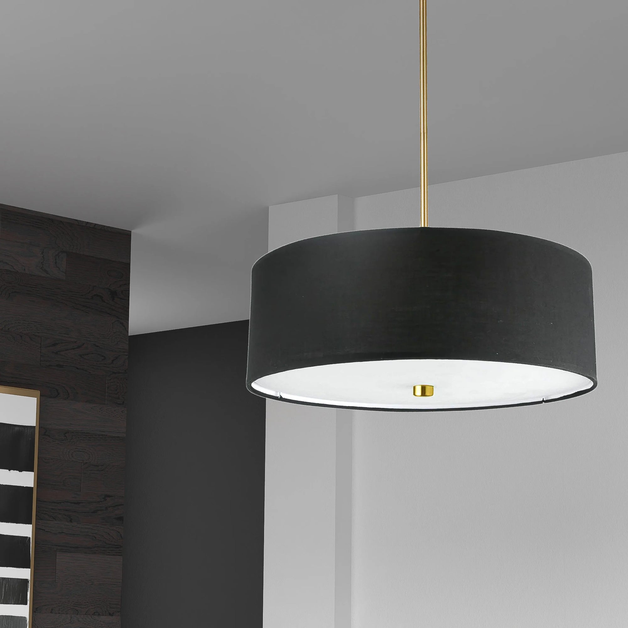 Dainolite - Everly Pendant - 571-204P-MB-BK | Montreal Lighting & Hardware