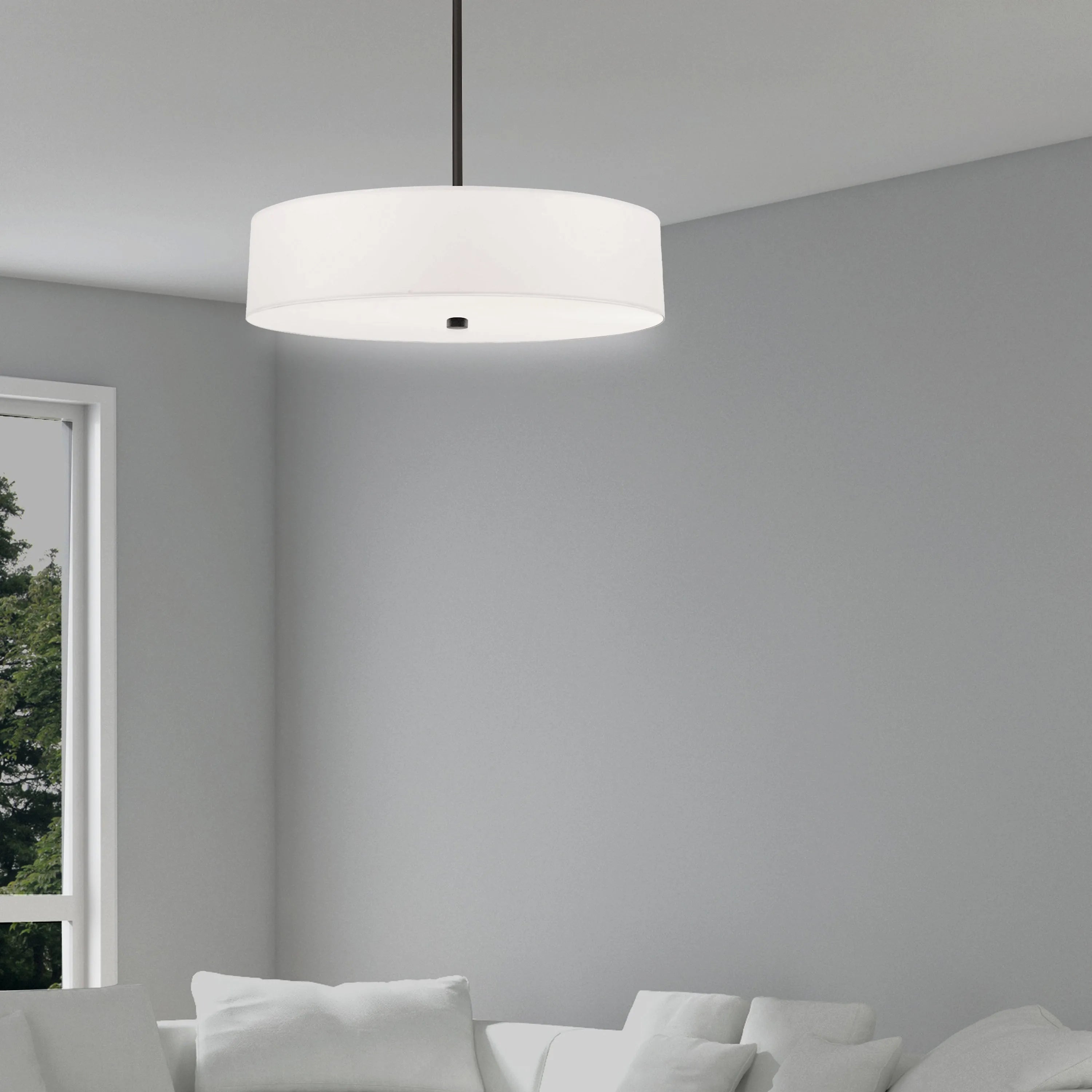 Dainolite - Everly Pendant - 571-204P-AGB-BK | Montreal Lighting & Hardware