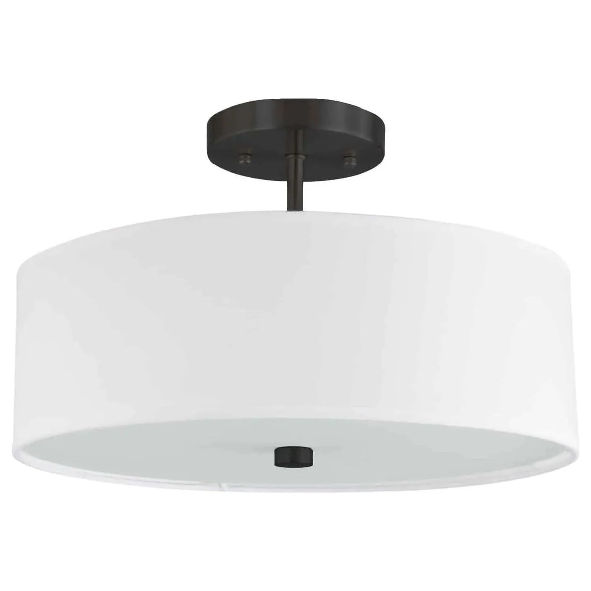 Dainolite - Everly Semi-Flush Mount - 571-143SF-MB-WH | Montreal Lighting & Hardware