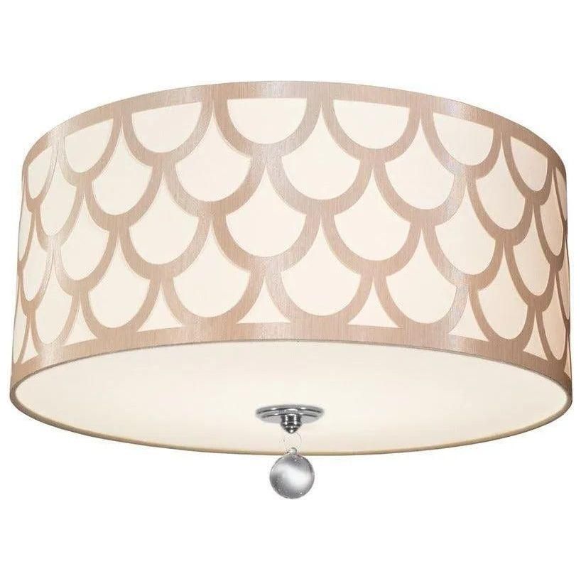 Dainolite - Hannah Flush Mount - HAN-184FH-PC-WG | Montreal Lighting & Hardware