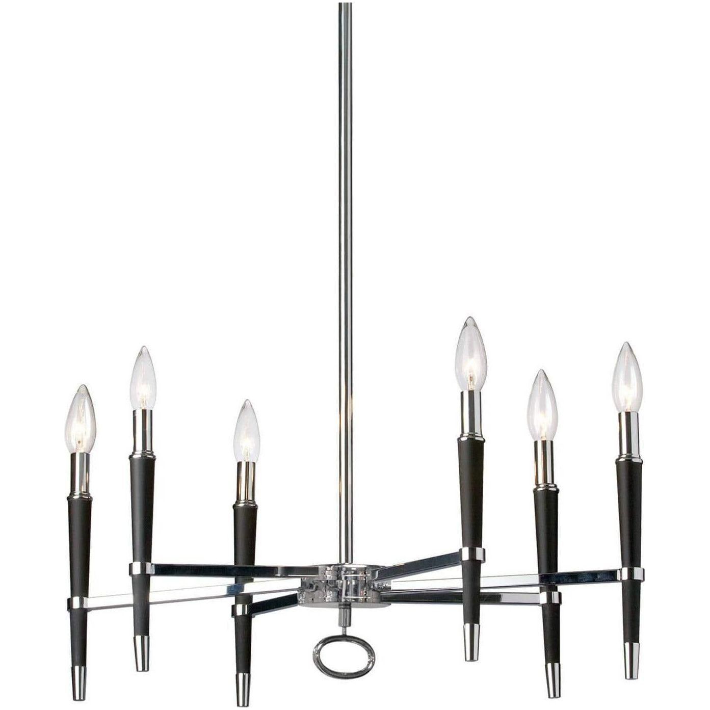 Dainolite - Langford Chandelier - LAN-246C-PC | Montreal Lighting & Hardware