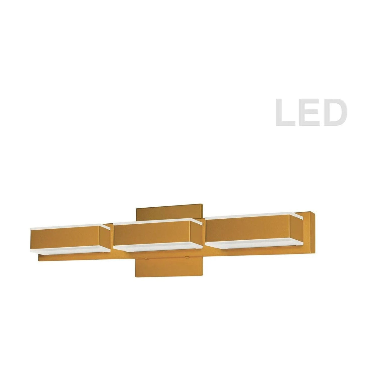 Dainolite - LED Vanity Fixture - VLD-215-3W-GLD | Montreal Lighting & Hardware