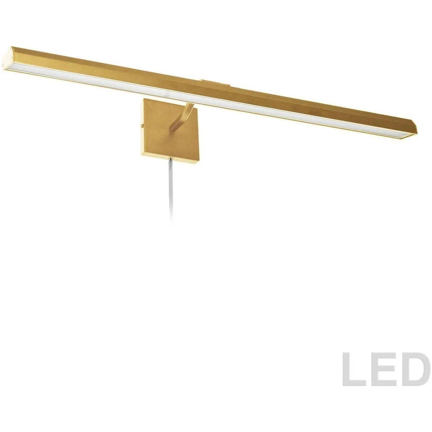 Dainolite - Leonardo LED Picture Light - PIC222-32LED-AGB | Montreal Lighting & Hardware