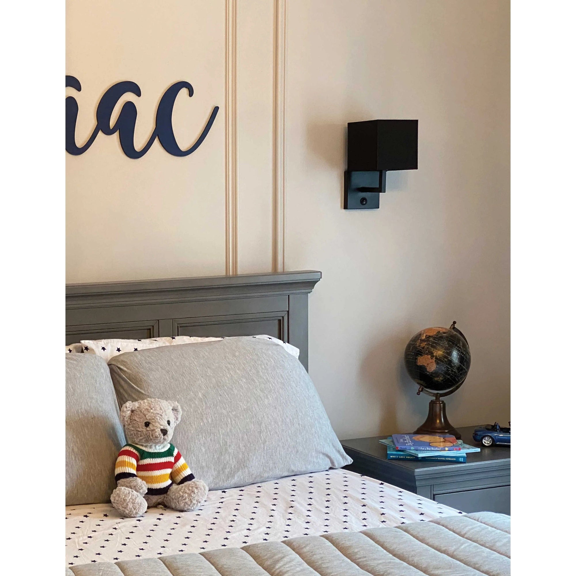 Dainolite - Lucas Wall Sconce - 77-1W-PC-BK | Montreal Lighting & Hardware