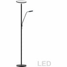 Dainolite - Mother & Son LED Floor Lamp - 801LEDF-SB | Montreal Lighting & Hardware