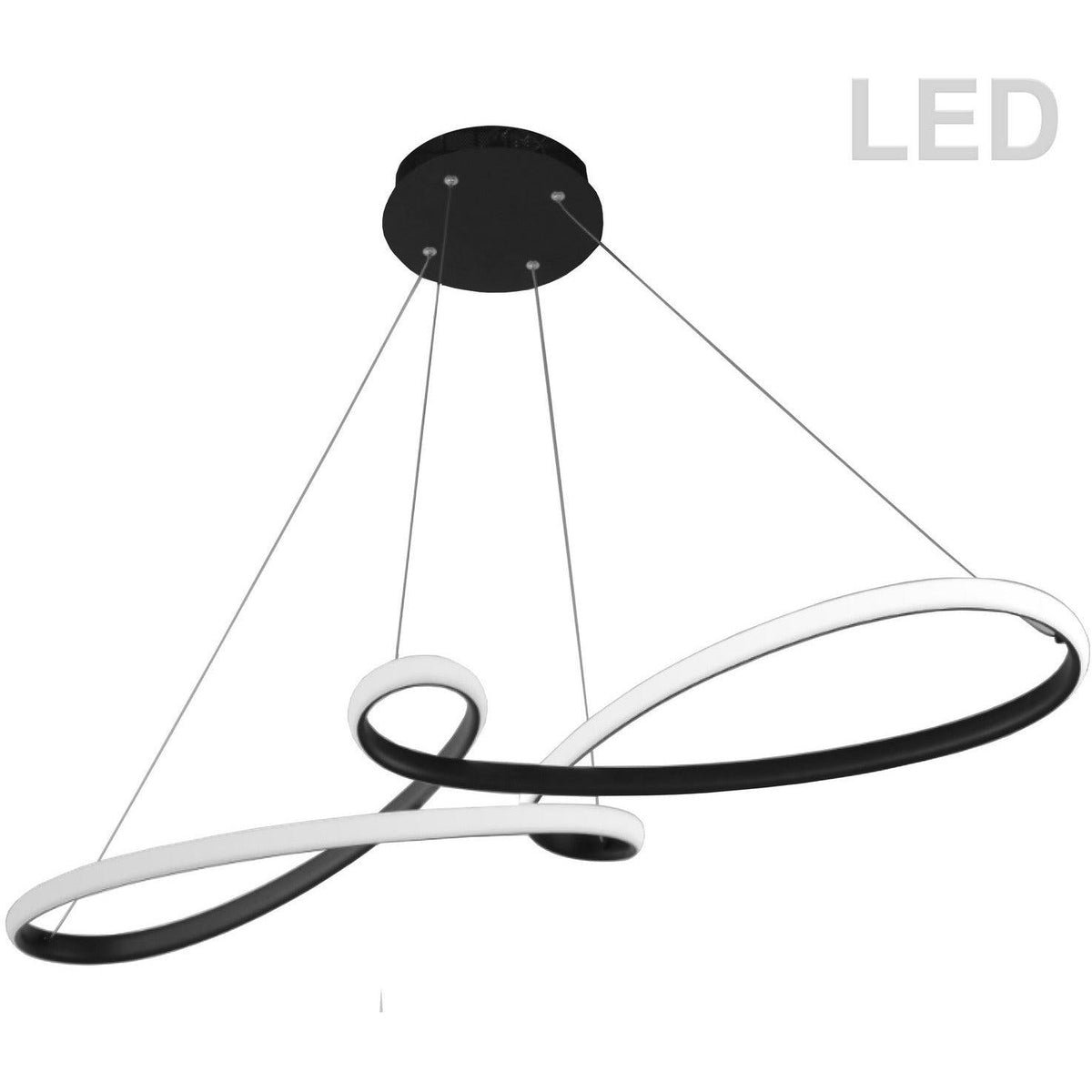 Dainolite - Nola LED Linear Pendant - NOL-4350LEDHP-MB | Montreal Lighting & Hardware