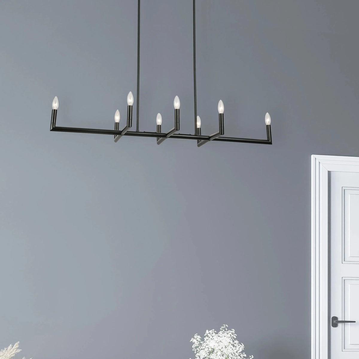 Dainolite - Nora Linear Pendant - NOR-478HC-MB | Montreal Lighting & Hardware