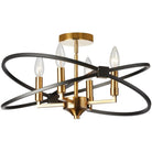 Dainolite - Paloma Semi-Flush Mount - PAL-184SF-VB-MB | Montreal Lighting & Hardware