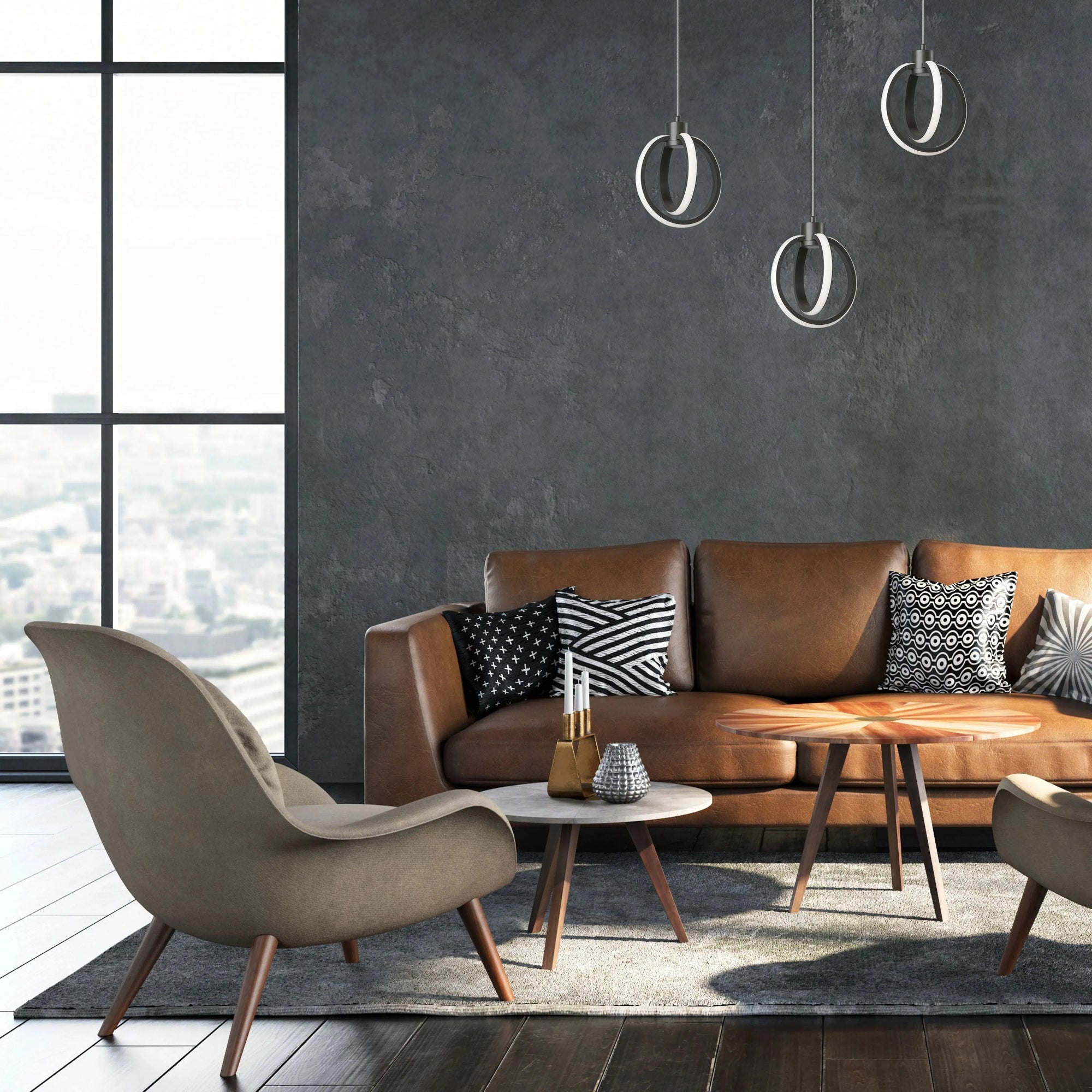 Dainolite - Parson LED Pendant - 9228-614LEDP-PC | Montreal Lighting & Hardware