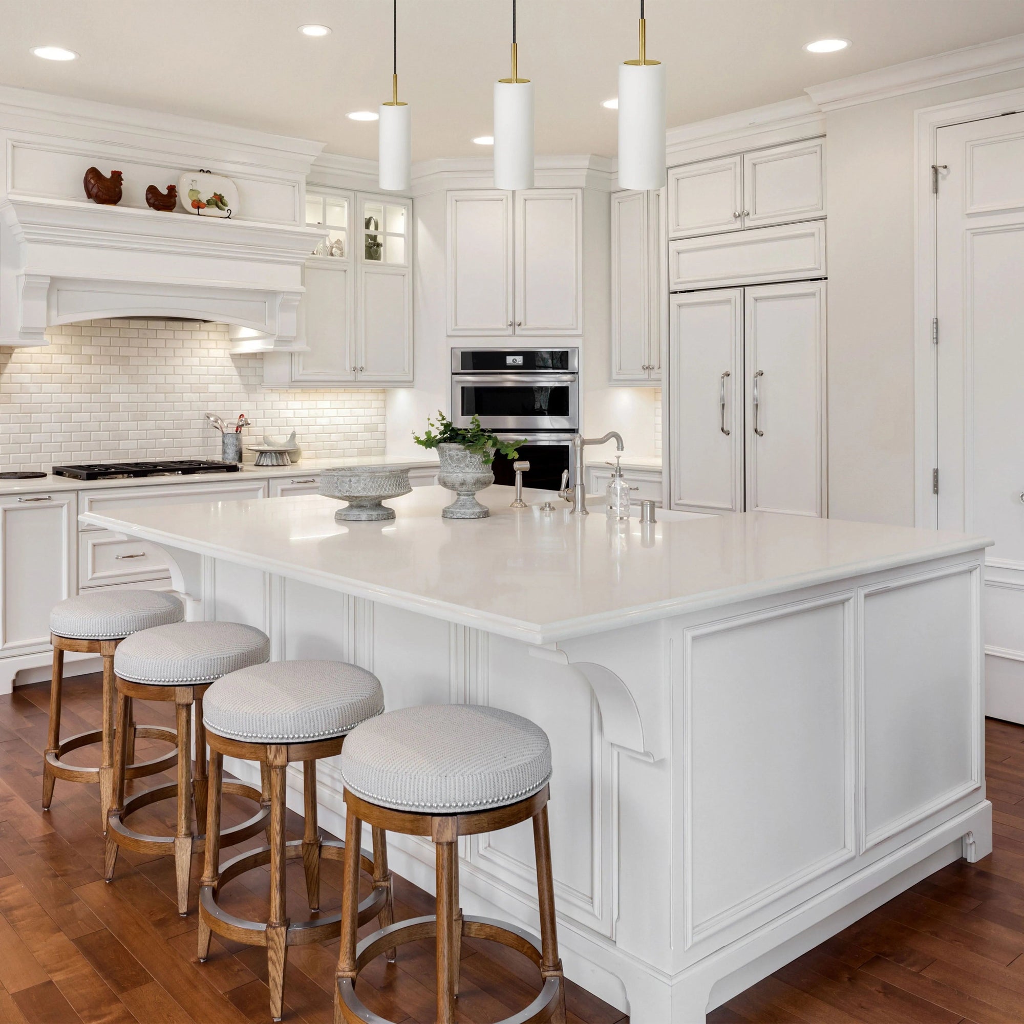 Dainolite - Paza Pendant - 83202-SC-WH | Montreal Lighting & Hardware