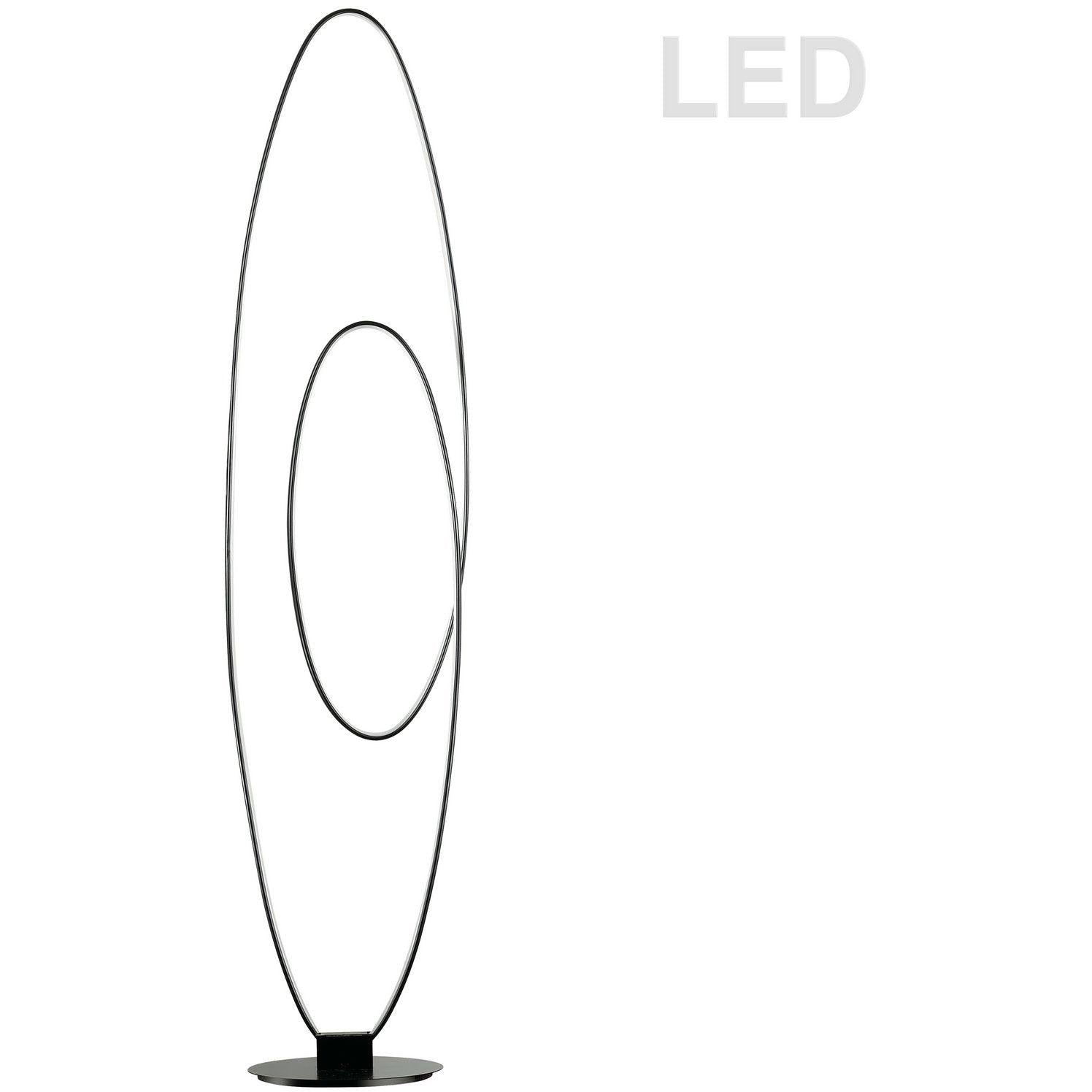 Dainolite - Phoenix LED Floor Lamp - PHX-6060LEDF-MB | Montreal Lighting & Hardware