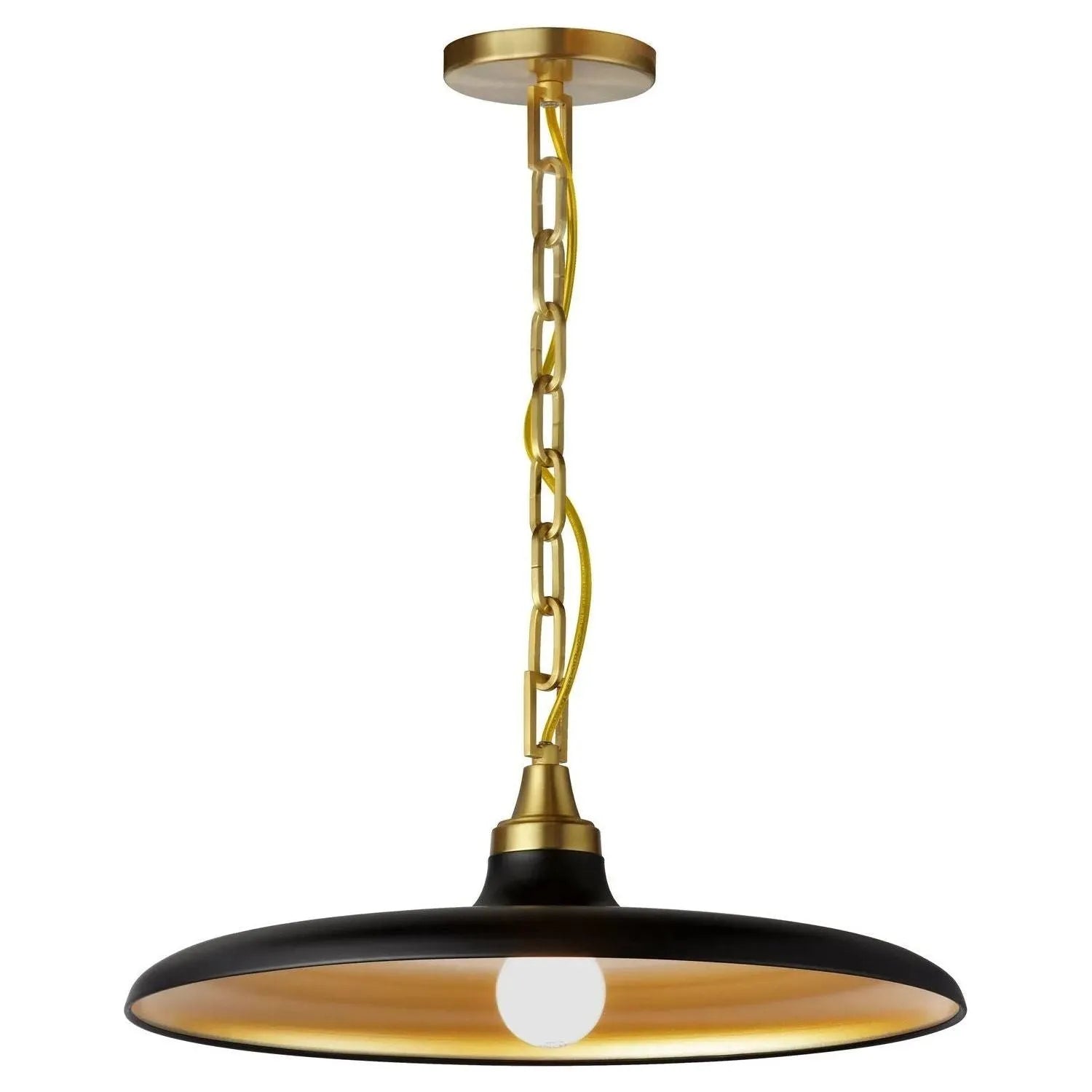 Dainolite - Quentin Pendant - QTN-181P-MB-AGB | Montreal Lighting & Hardware