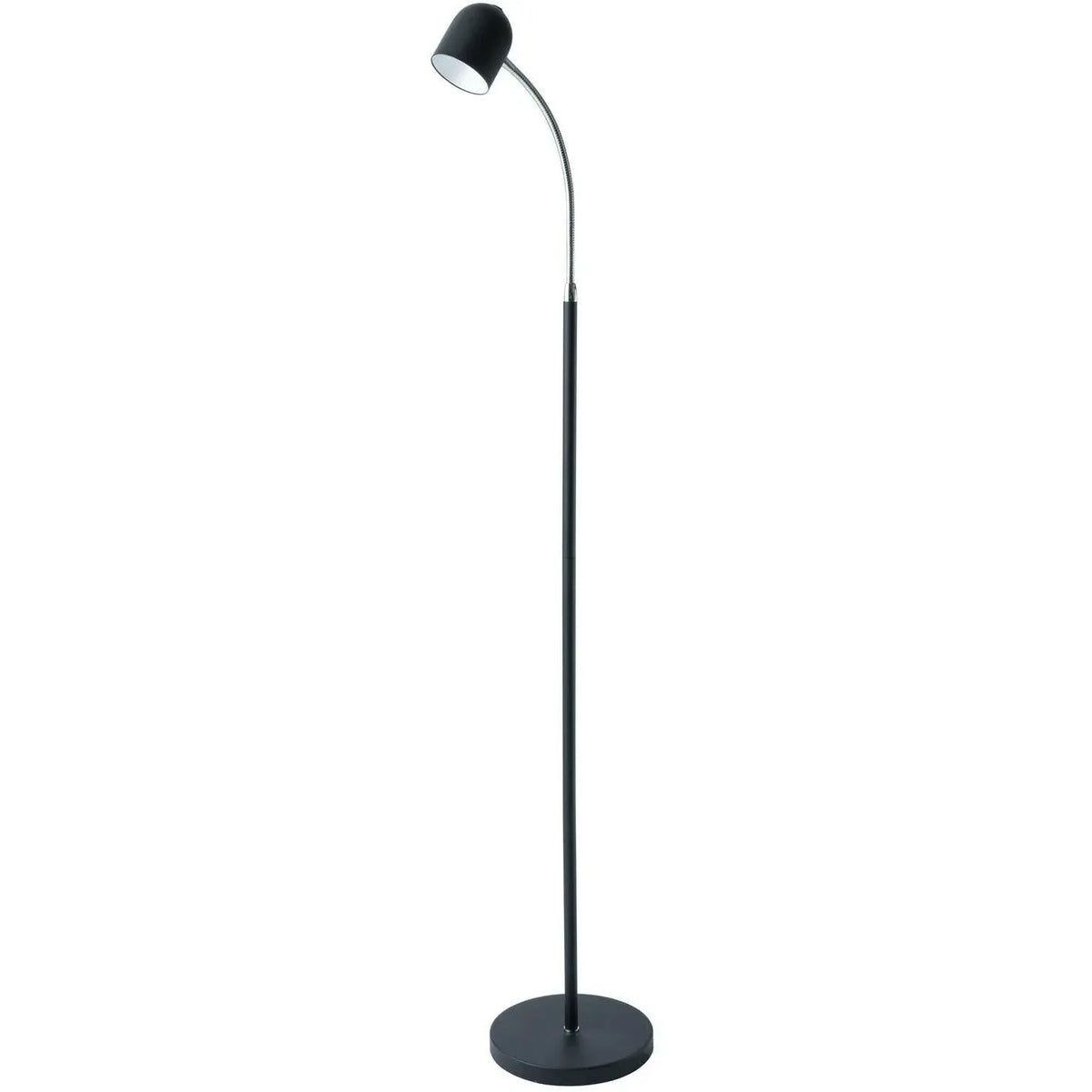 Dainolite - Reading LED Floor Lamp - 123LEDF-BK | Montreal Lighting & Hardware