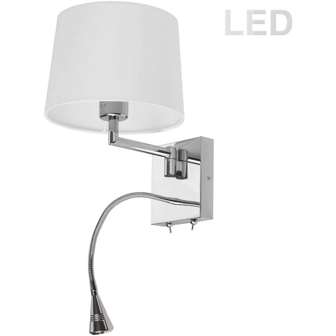 Dainolite - Signature Wall Sconce with Reading Light - DLED426A | Montreal Lighting & Hardware