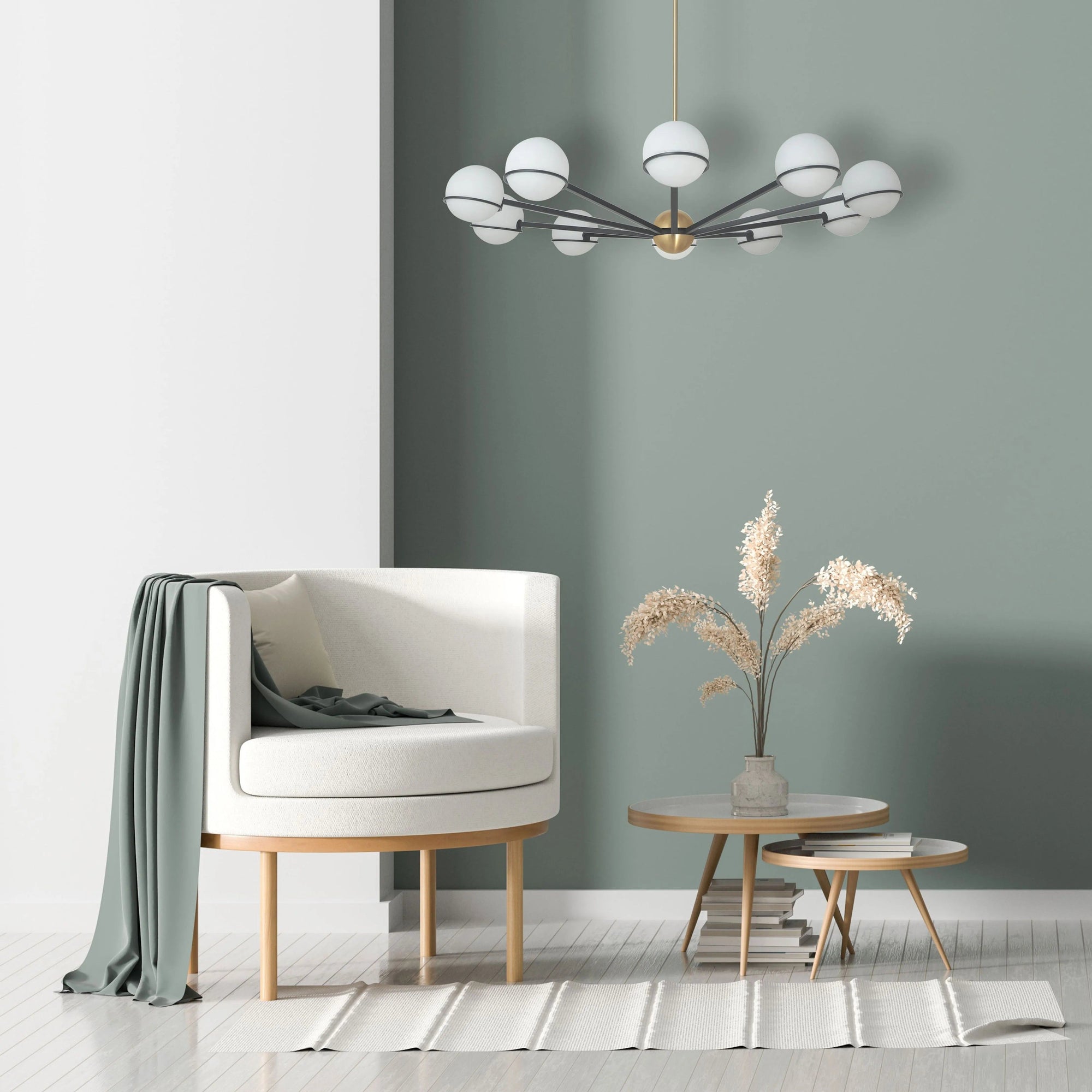 Dainolite - Sofia Chandelier - SOF-286C-MB | Montreal Lighting & Hardware