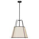 Dainolite - Trapezoid-Pendant - TRA-1P-BK-CRM | Montreal Lighting & Hardware