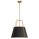 Dainolite - Trapezoid-Pendant - TRA-1P-GLD-BK | Montreal Lighting & Hardware