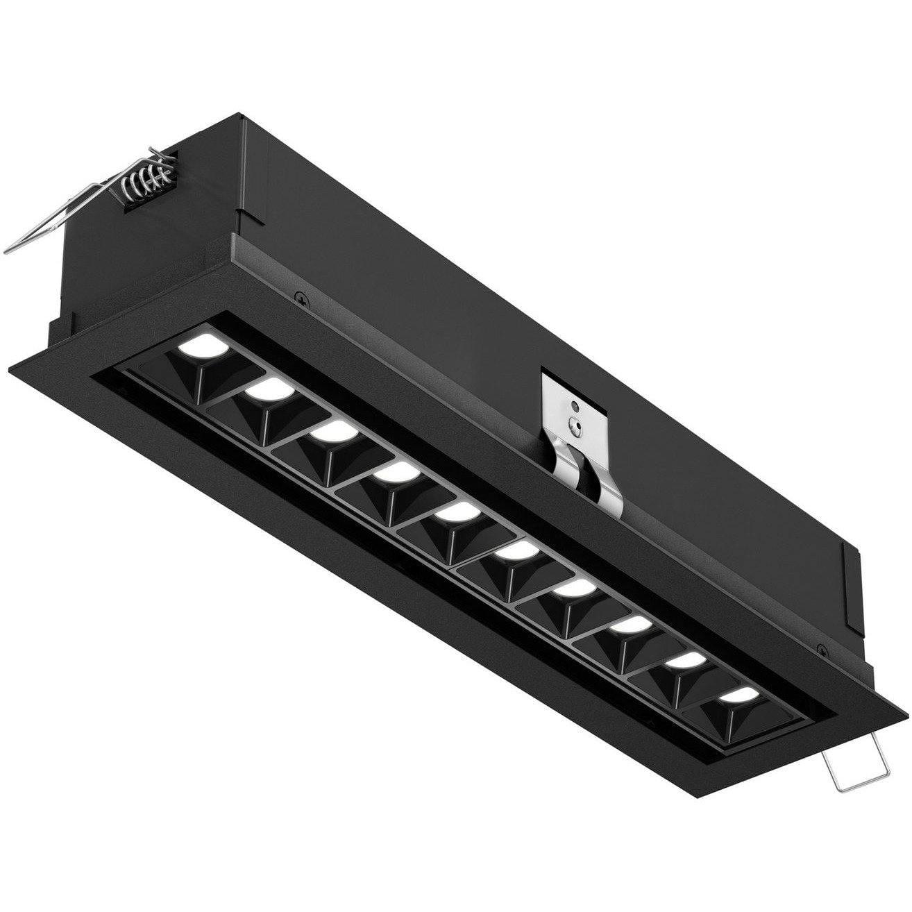 Dals Lighting - 10 Module MSL Mutli-Spot Directional Recessed Downlight - MSL10G-3K-BK | Montreal Lighting & Hardware