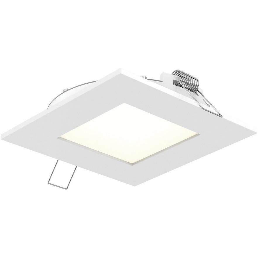 Dals Lighting - 4" 5000 Series Square Recessed Panel - 5004SQ-CC-WH | Montreal Lighting & Hardware