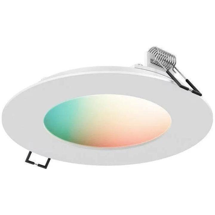 Dals Lighting - 4" Smart RGB+CCT Recessed Panel Light - SM-PNL4WH | Montreal Lighting & Hardware