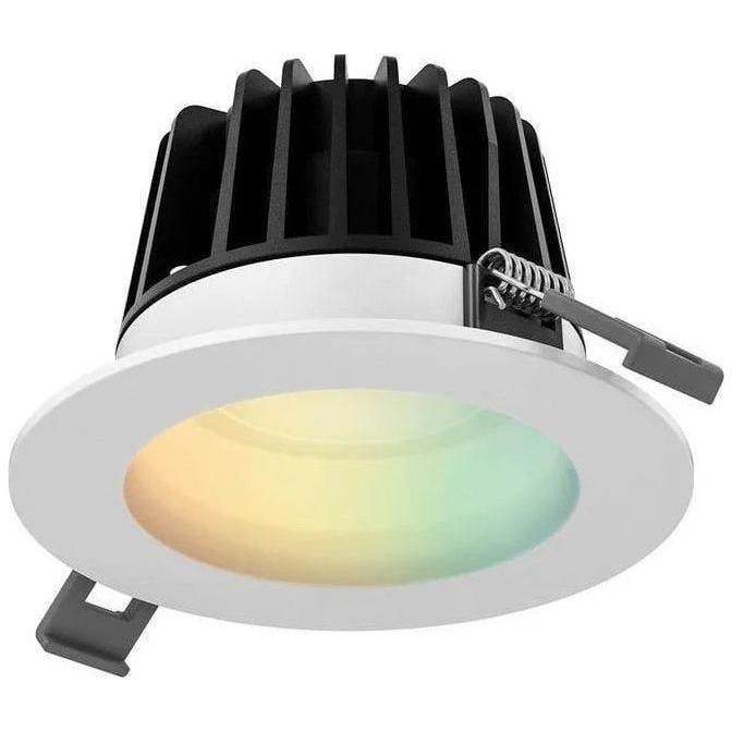 Dals Lighting - 4" Smart RGB+CCT Regressed Recessed Light - SM-RGR4WH | Montreal Lighting & Hardware
