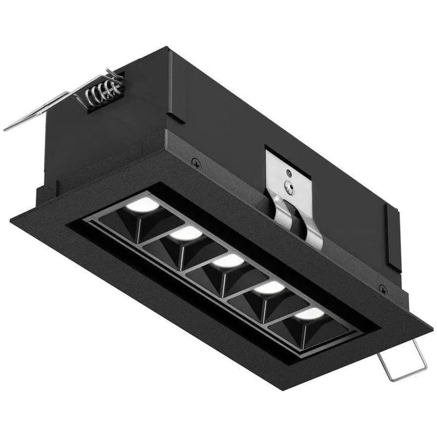 Dals Lighting - 5 Module MSL Mutli-Spot Directional Recessed Downlight - MSL5G-CC-BK | Montreal Lighting & Hardware