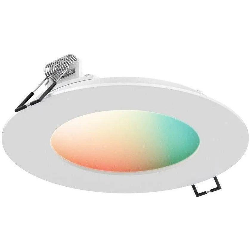 Dals Lighting - 6" Smart RGB+CCT Recessed Panel Light - SM-PNL6WH | Montreal Lighting & Hardware