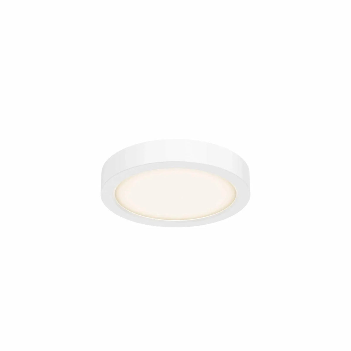 DALS Lighting - CFLED Round LED Flushmount - CFLEDR06-CC-WH | Montreal Lighting & Hardware