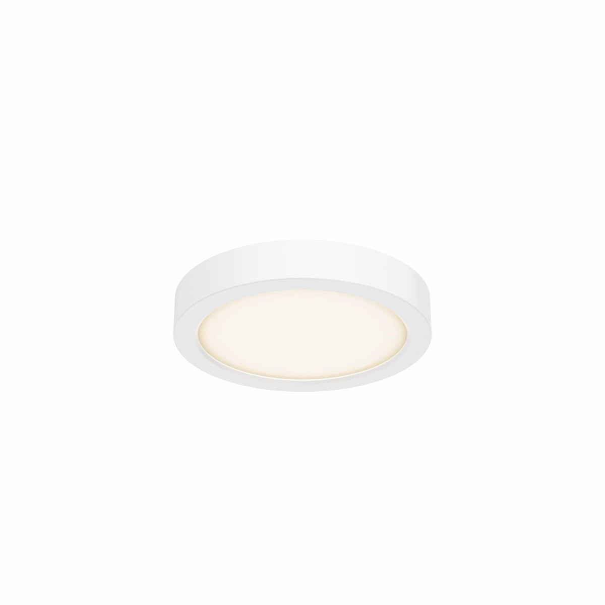 DALS Lighting - CFLED Round LED Flushmount - CFLEDR06-CC-WH | Montreal Lighting & Hardware