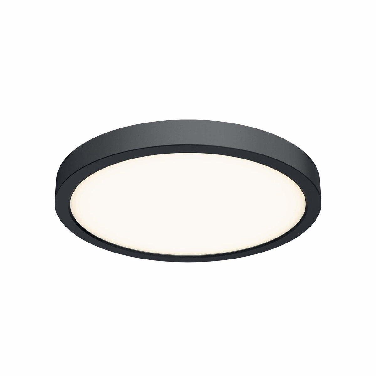 DALS Lighting - CFLED Round LED Flushmount - CFLEDR10-CC-BK | Montreal Lighting & Hardware