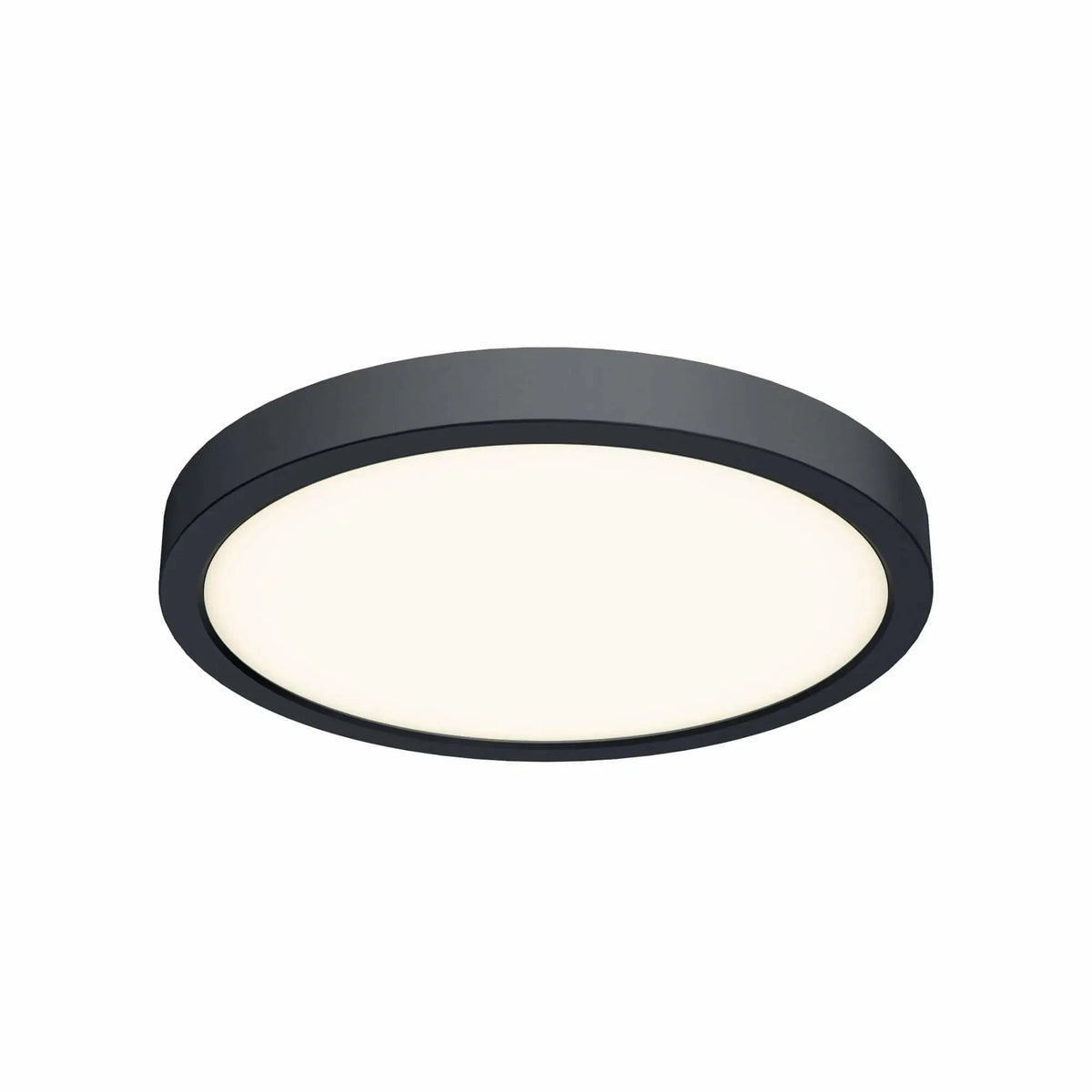 DALS Lighting - CFLED Round LED Flushmount - CFLEDR14-CC-BK | Montreal Lighting & Hardware