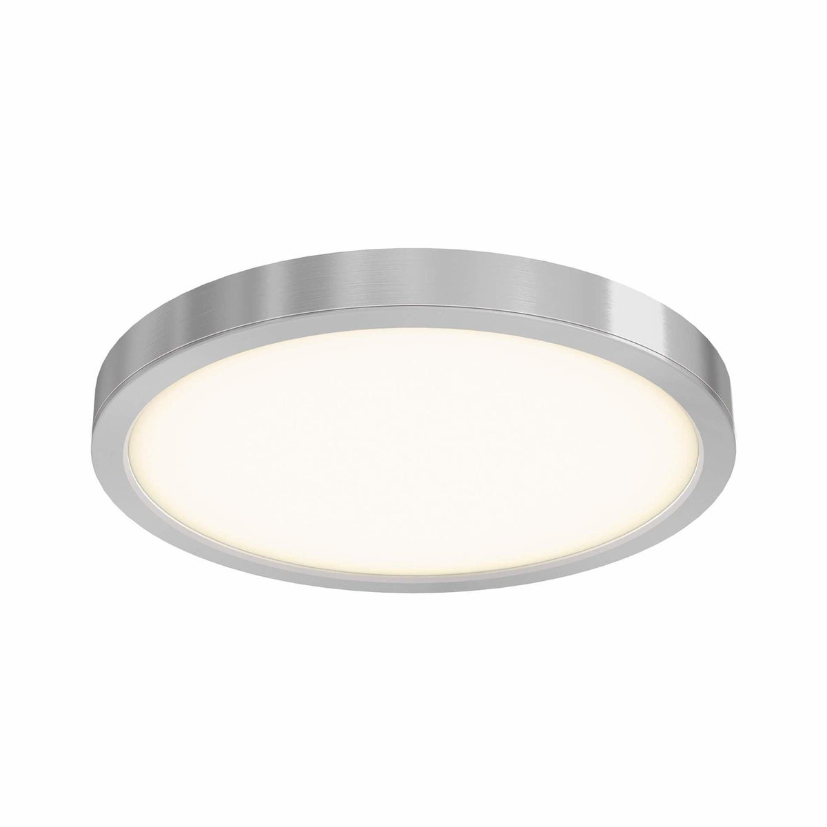 DALS Lighting - CFLED Round LED Flushmount - CFLEDR14-CC-SN | Montreal Lighting & Hardware