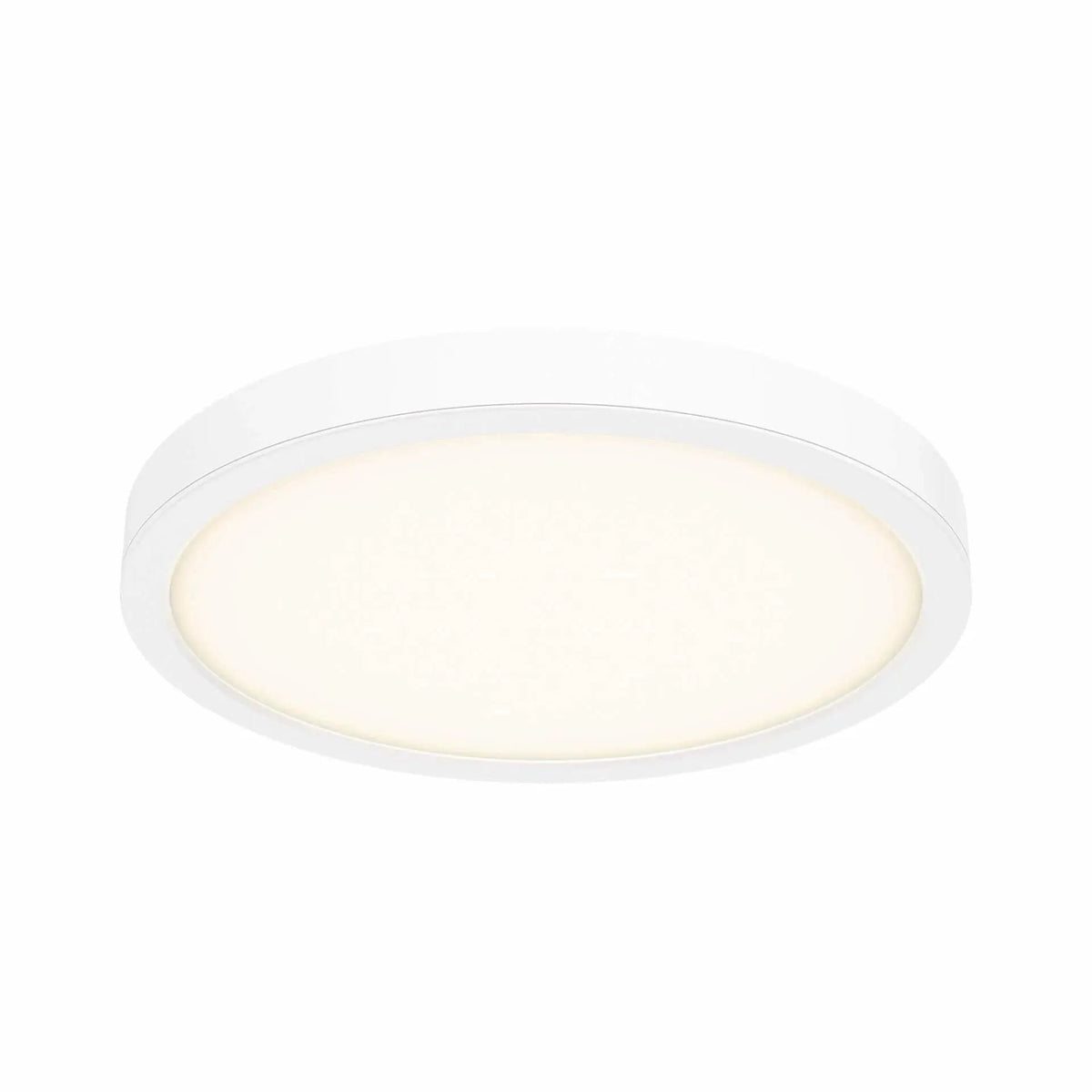 DALS Lighting - CFLED Round LED Flushmount - CFLEDR14-CC-WH | Montreal Lighting & Hardware