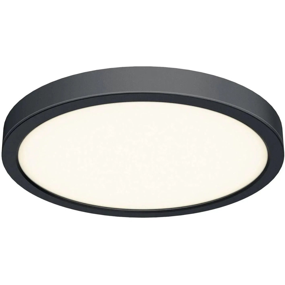 DALS Lighting - CFLED Round LED Flushmount - CFLEDR18-CC-BK | Montreal Lighting & Hardware