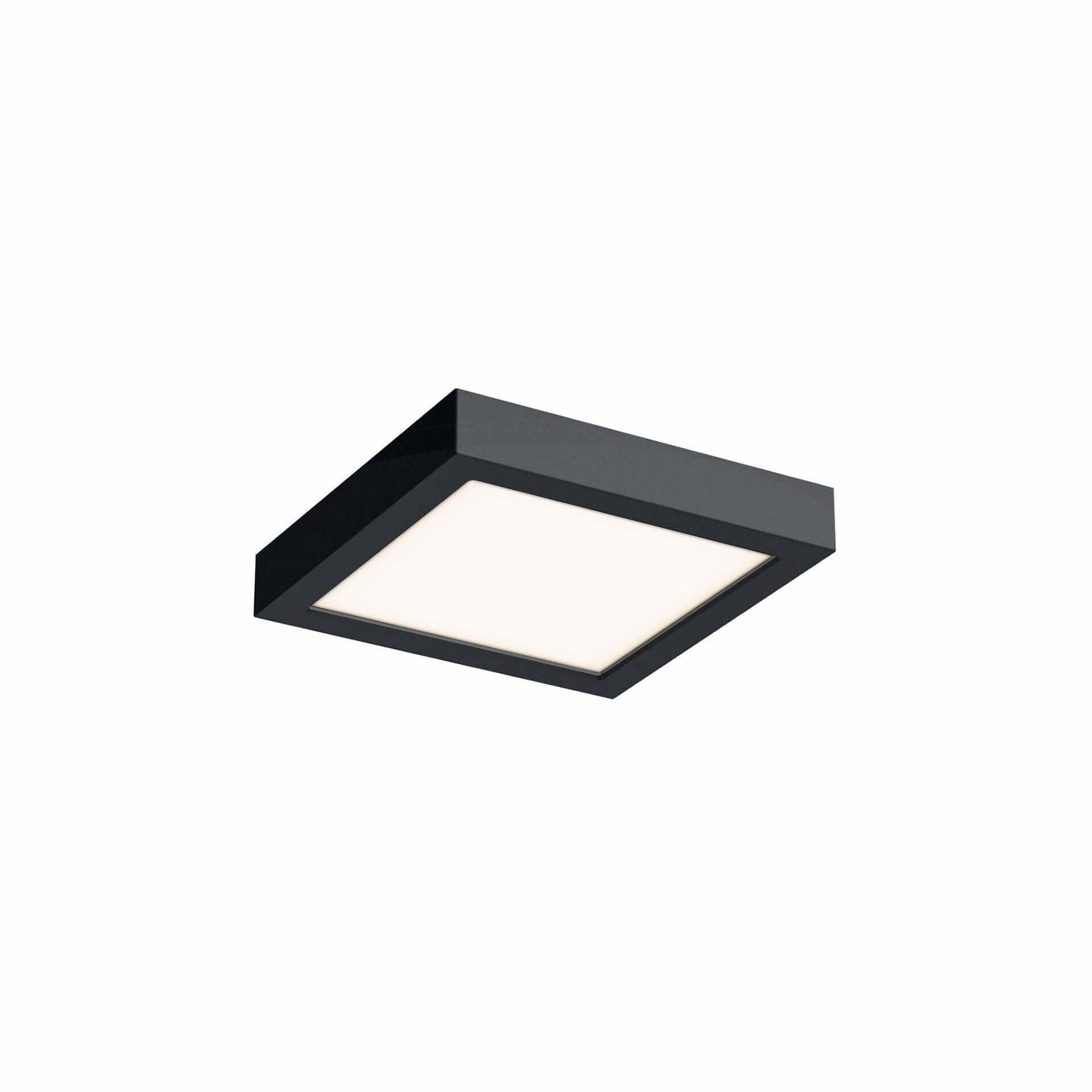 Dals Lighting - CFLED Square LED Flushmount - CFLEDSQ06-CC-BK | Montreal Lighting & Hardware