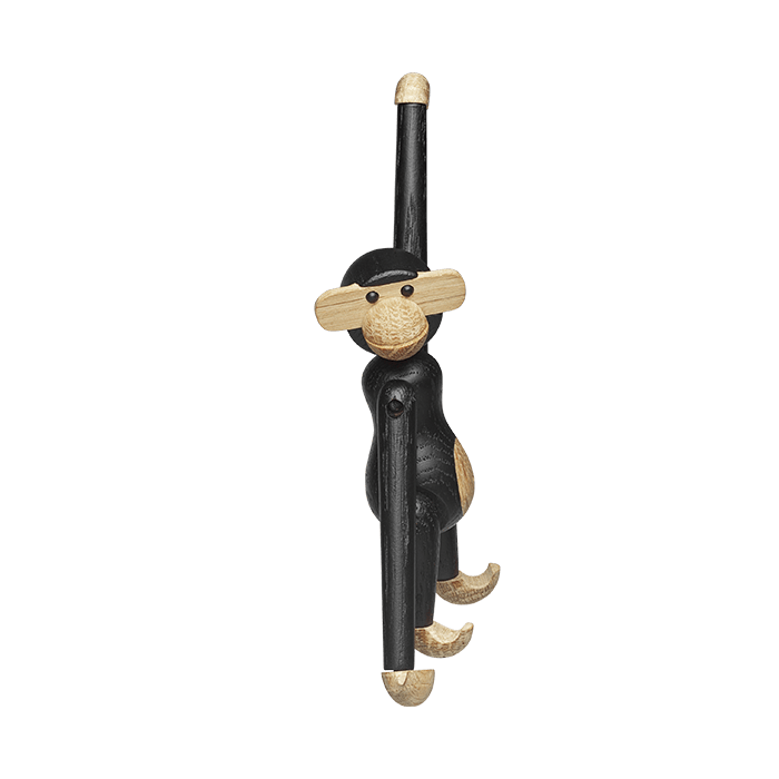 Kay Bojesen 39276 Monkey Wooden Figurine in Dark Stained Oak