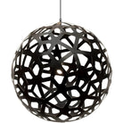 David Trubridge - Coral 1200 Pendant - COR-1200-BLK-BLK | Montreal Lighting & Hardware