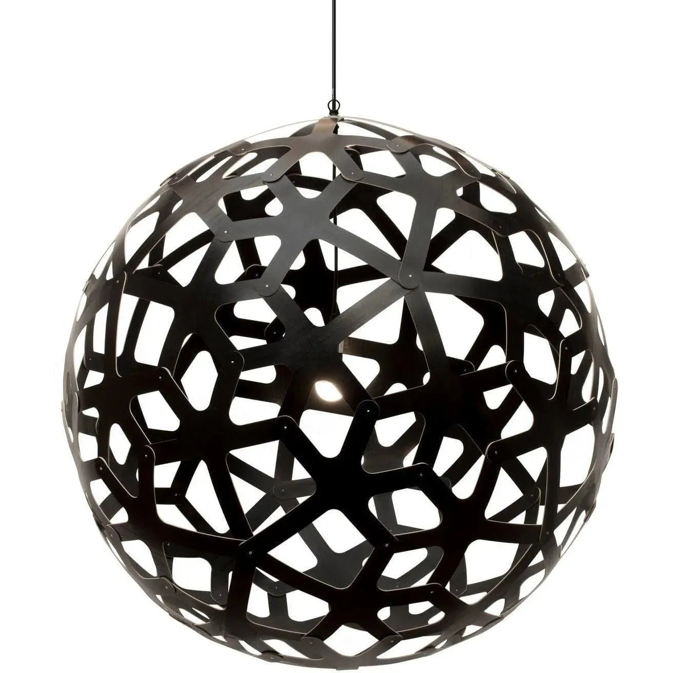 David Trubridge - Coral 1600 Pendant - COR-1600-BLK-BLK | Montreal Lighting & Hardware