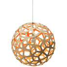 David Trubridge - Coral 400 Pendant - COR-0400-BLK-BLK | Montreal Lighting & Hardware