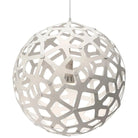 David Trubridge - Coral 600 Pendant - COR-0600-WHI-WHI | Montreal Lighting & Hardware