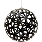 David Trubridge - Coral 800 Pendant - COR-0800-BLK-BLK | Montreal Lighting & Hardware