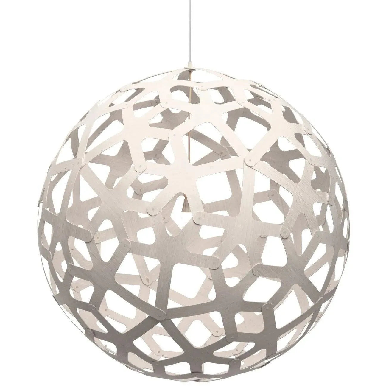 David Trubridge - Coral 800 Pendant - COR-0800-WHI-WHI | Montreal Lighting & Hardware