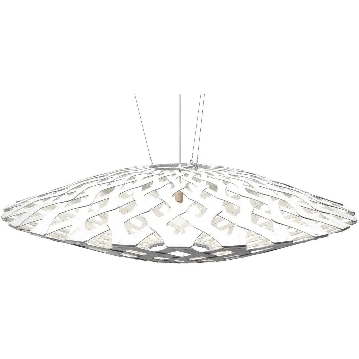 David Trubridge - Flax 1500 Pendant - FLX-1500-WHI-WHI | Montreal Lighting & Hardware