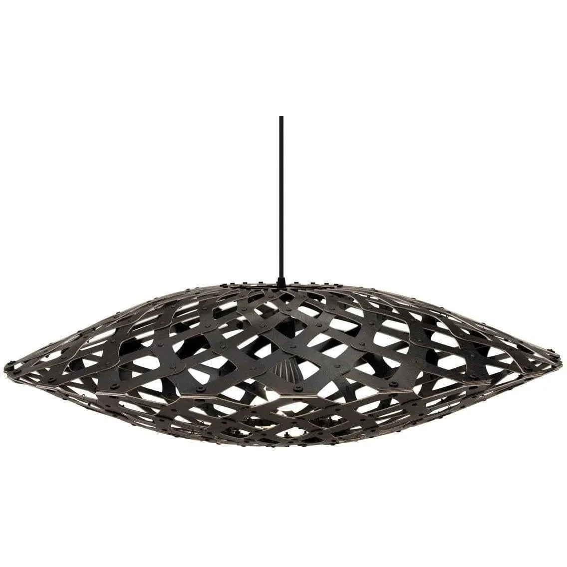 David Trubridge - Flax 800 Pendant - FLX-0800-BLK-BLK | Montreal Lighting & Hardware