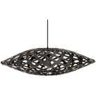 David Trubridge - Flax 800 Pendant - FLX-0800-BLK-BLK | Montreal Lighting & Hardware