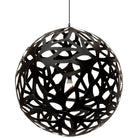 David Trubridge - Floral 1200 Pendant - FLO-1200-BLK-BLK | Montreal Lighting & Hardware