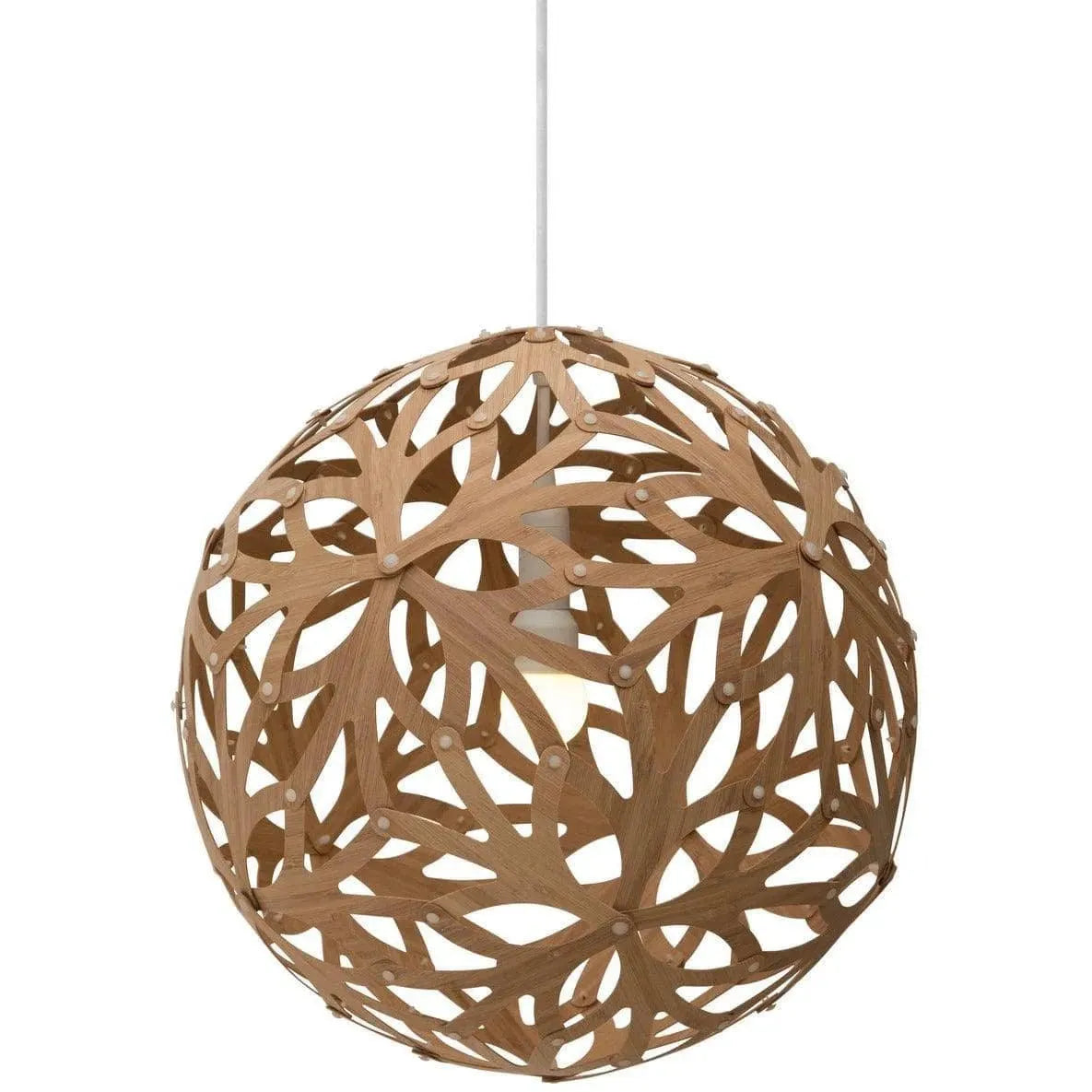 David Trubridge - Floral 400 Pendant - FLO-0400-BLK-BLK | Montreal Lighting & Hardware