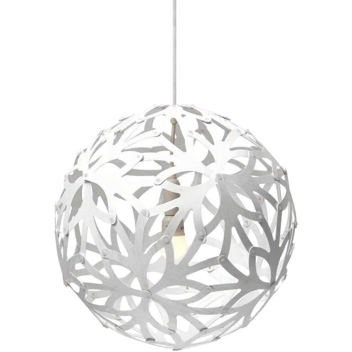 David Trubridge - Floral 400 Pendant - FLO-0400-WHI-WHI | Montreal Lighting & Hardware