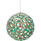 David Trubridge - Floral 600 Pendant - FLO-0600-BLK-BLK | Montreal Lighting & Hardware
